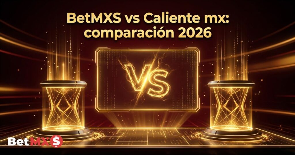 BetMXS vs Caliente MX: comparación 2026