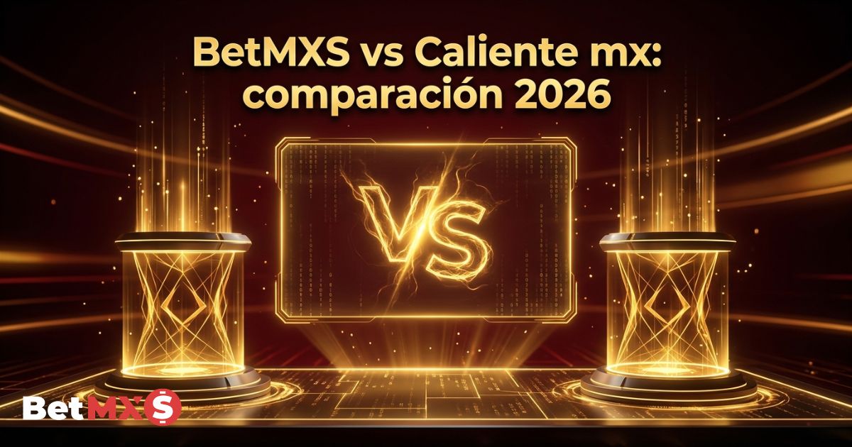 BetMXS vs Caliente MX: comparación 2026